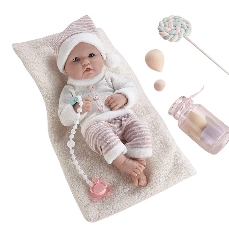 14 inch newborn baby Baby doll juguetes para los ninos tiktok hot selling Silicone Newborn twins Baby For Small Kids