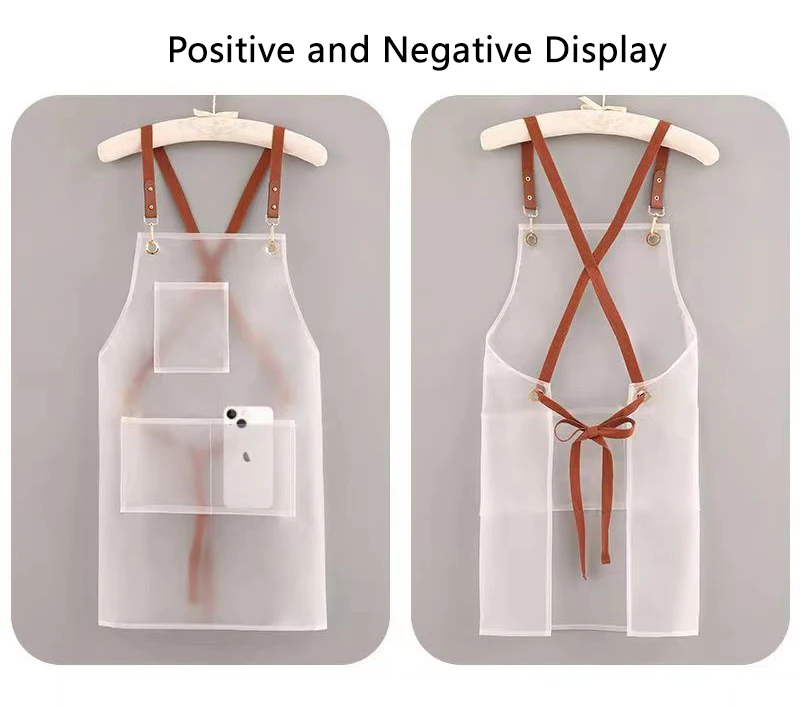 Chemical Resistant TPU Apron Plus Size Unisex Waterproof Aprons for Dish washing