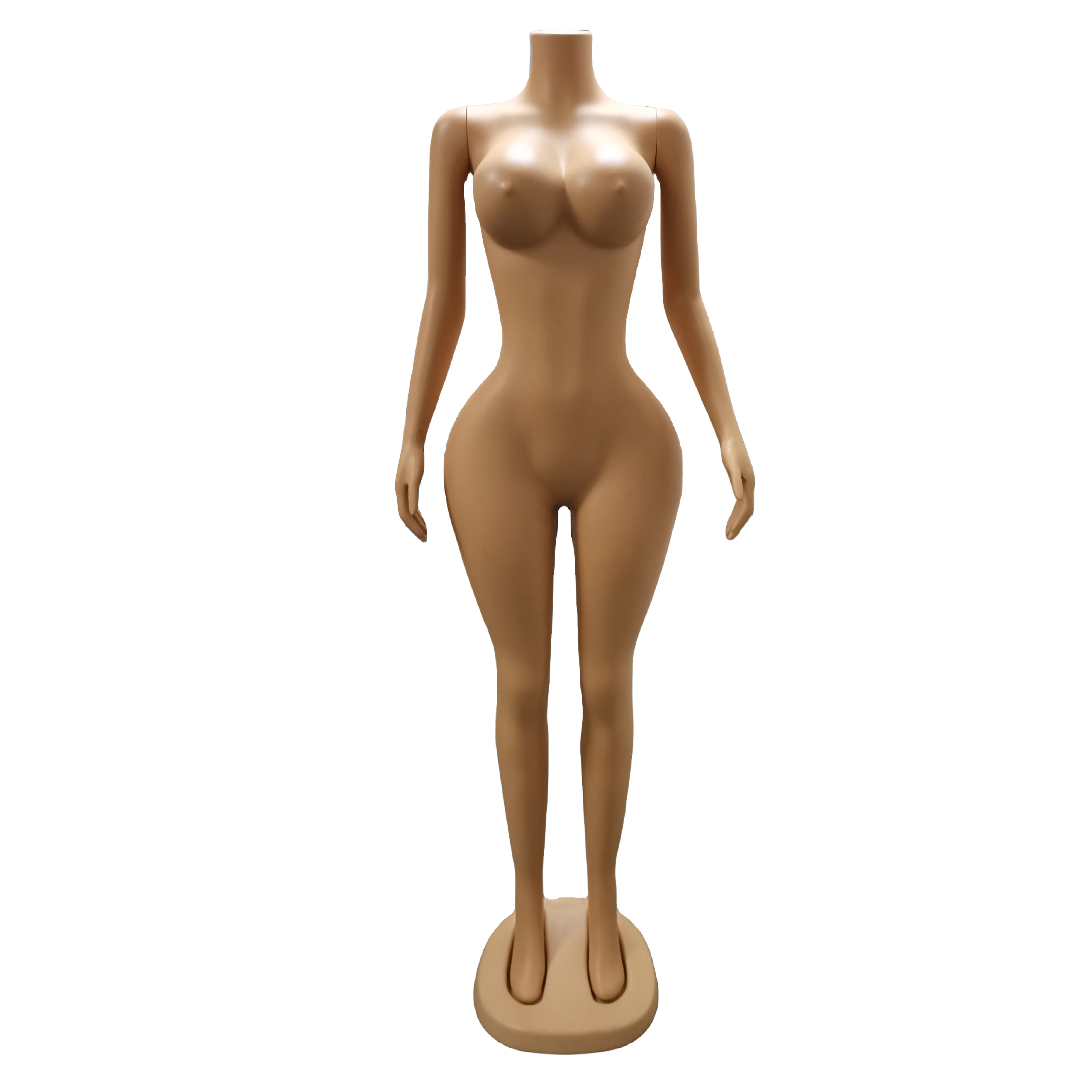 Low Price Female Mannequin Full Body Plastic Plus Size Headless Female Mannequin