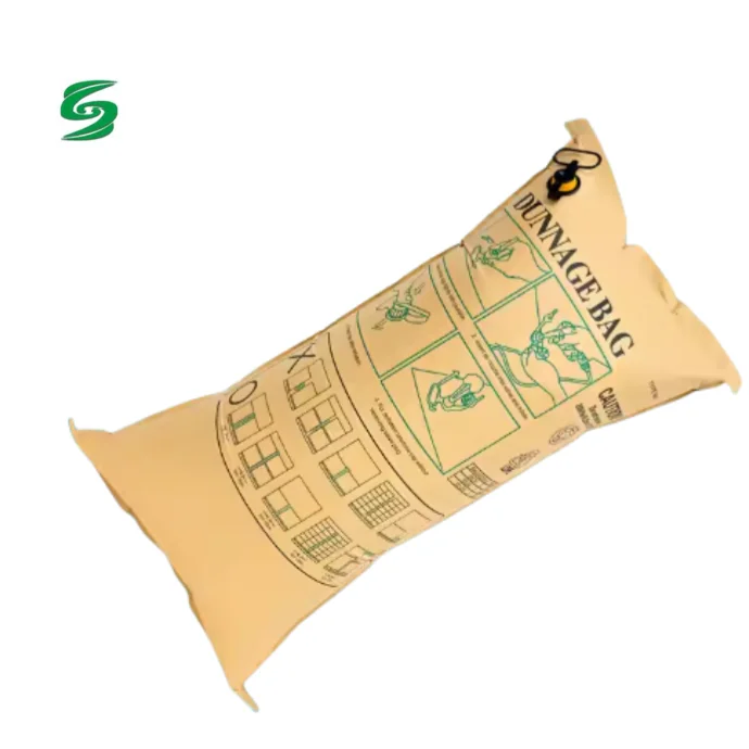 Shipping Container Protection Transport Kraft Paper Dunnage Bags For Filling Void in Transportation