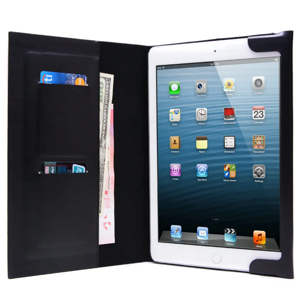 
Ultra Slim Smart PU Leather Cotton Tablet Flip Case for Apple iPad 9.7