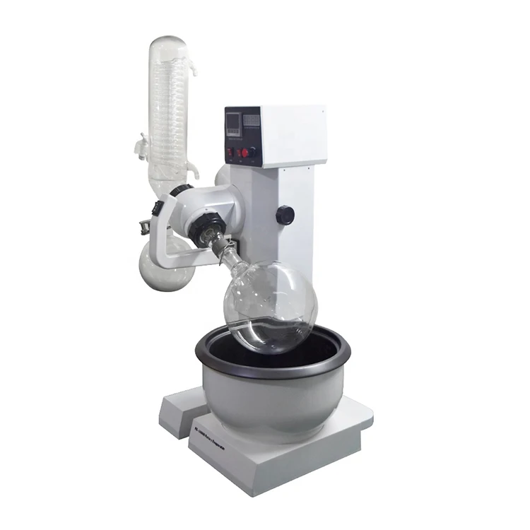 WTRE-02B Lab Distillation Equipments Small Vacuum Rotary Evaporator with 1L 2L Flask