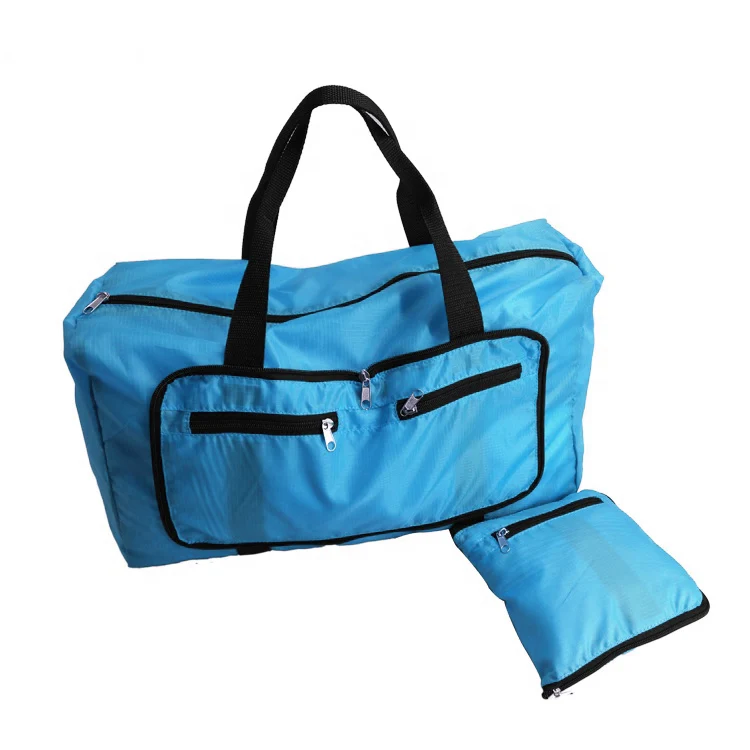 BSCI Factory Waterproof Ripstop Polyester Nylon Foldable Travel Duffel Bag