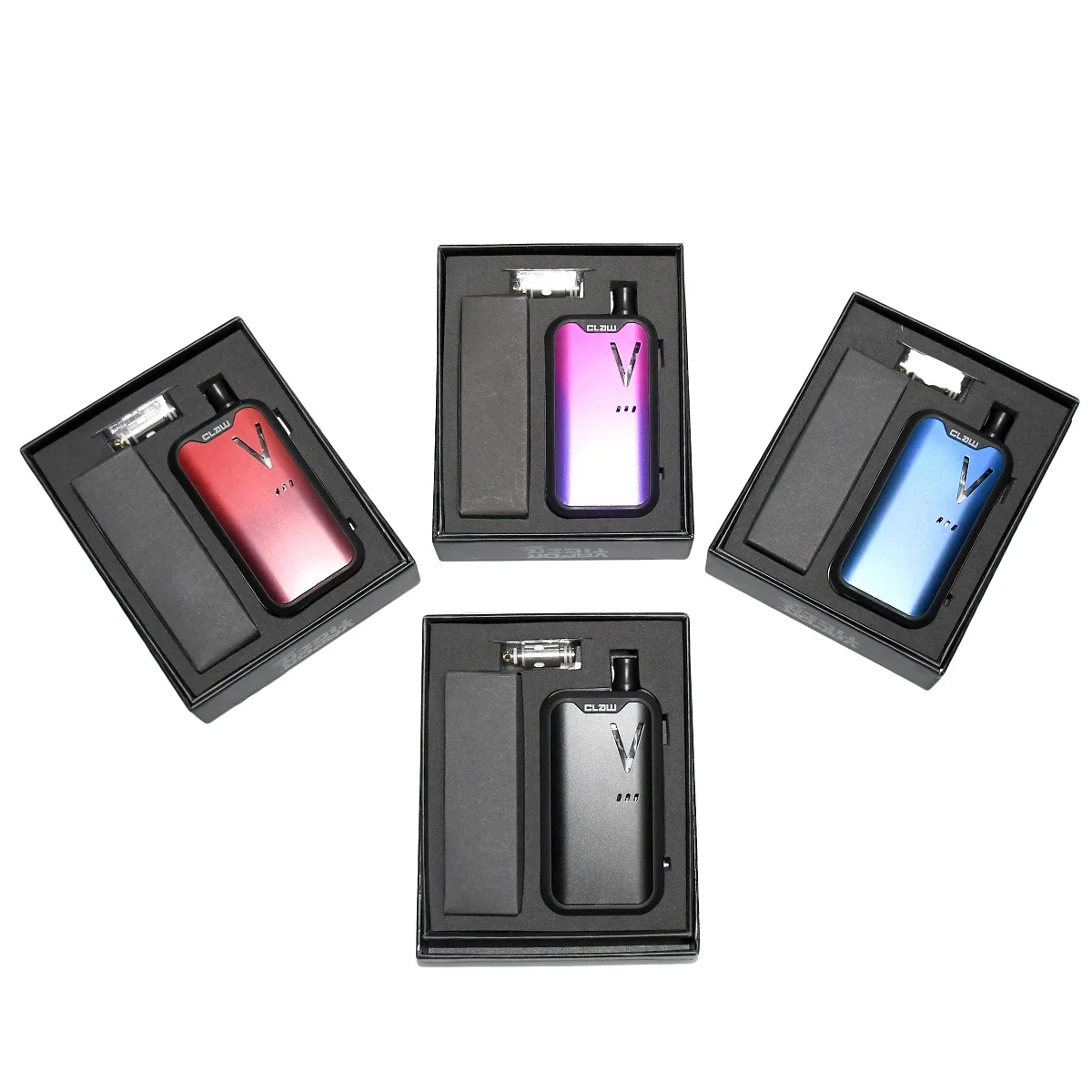 
vaping electronic cigarettes disposable adjust voltage wattage 5-30w rechargeable box mod Claw kit 