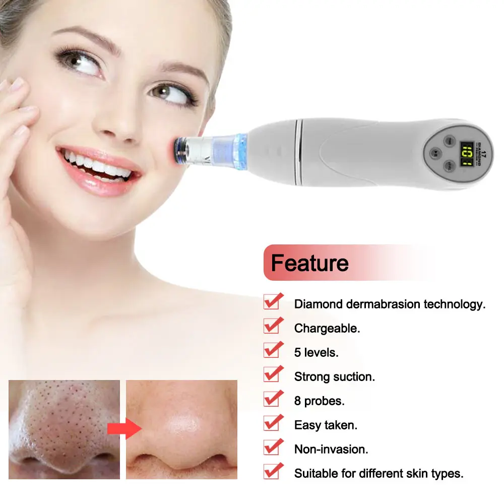 Handheld type black head removal feature pore cleaner blackhead remover