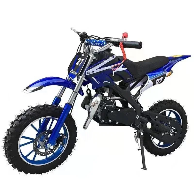 Cheaper Pull start or Electric start 49CC 2 Stroke Mini Moto Motorcycles Dirt Bike For Kids With CE