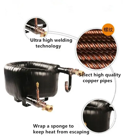 Customized Coaxial Heat Exchanger For Sea Water Cooled