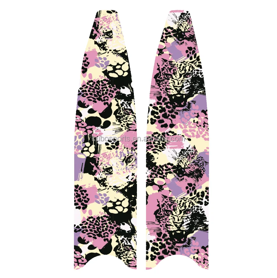 KUBO Custom Carbon Fiber Material Spearfishing Carbon Blade Fins Swimming Fins Diving Fins