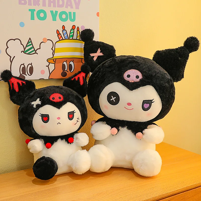 25cm Cute Demon Kulomi Doll Throw Pillow Wholesale Plush Melody Toy Stuffed Animals Plushie Pillow Scissors Doll