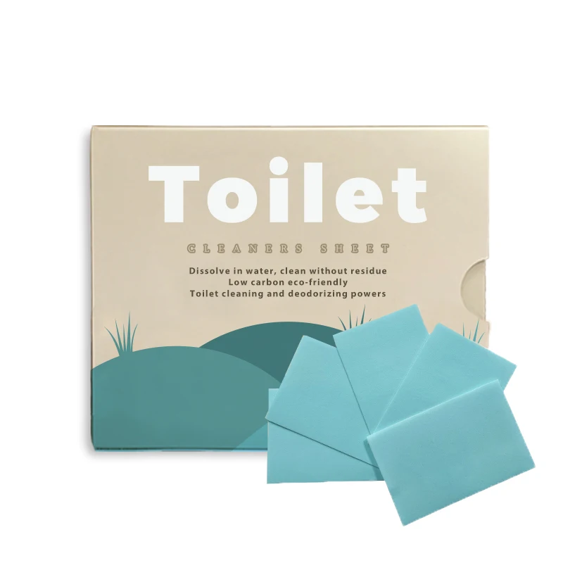 Stain Smell Removing Toilet Cleaning Disposable Cleaner Detergent Sheets Bowl