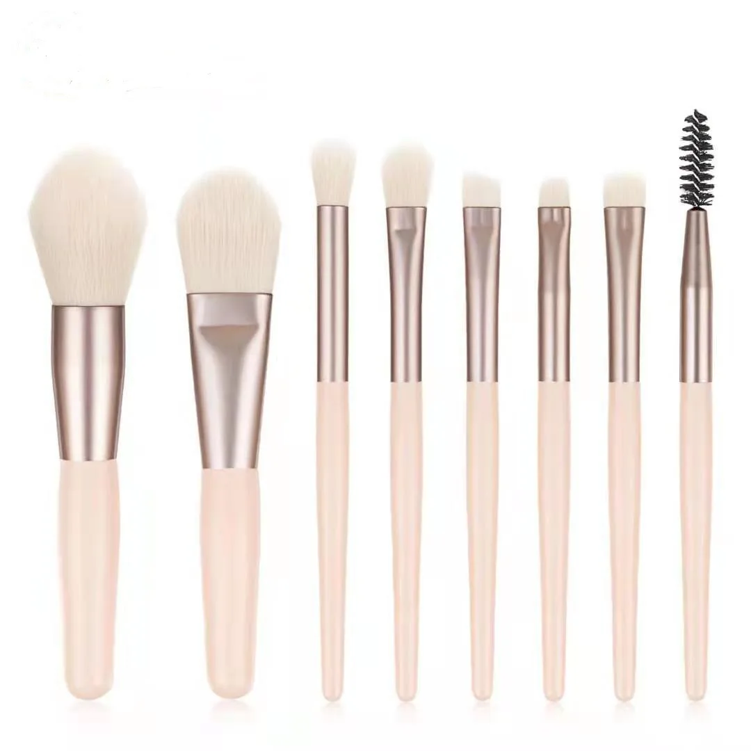8 Mini Macaron Makeup Brush Set Eye Shadow Brush Beauty Tool