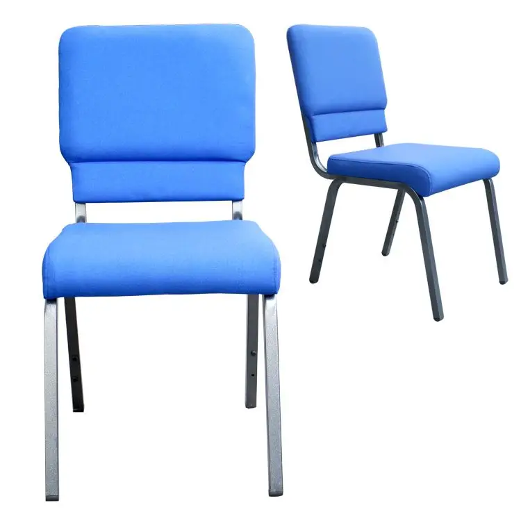 For Halls With Arm Cover Fabric Spandex Embroidered Plain Dyed Pulpit Muslim Prayer Cheap Church Chairs