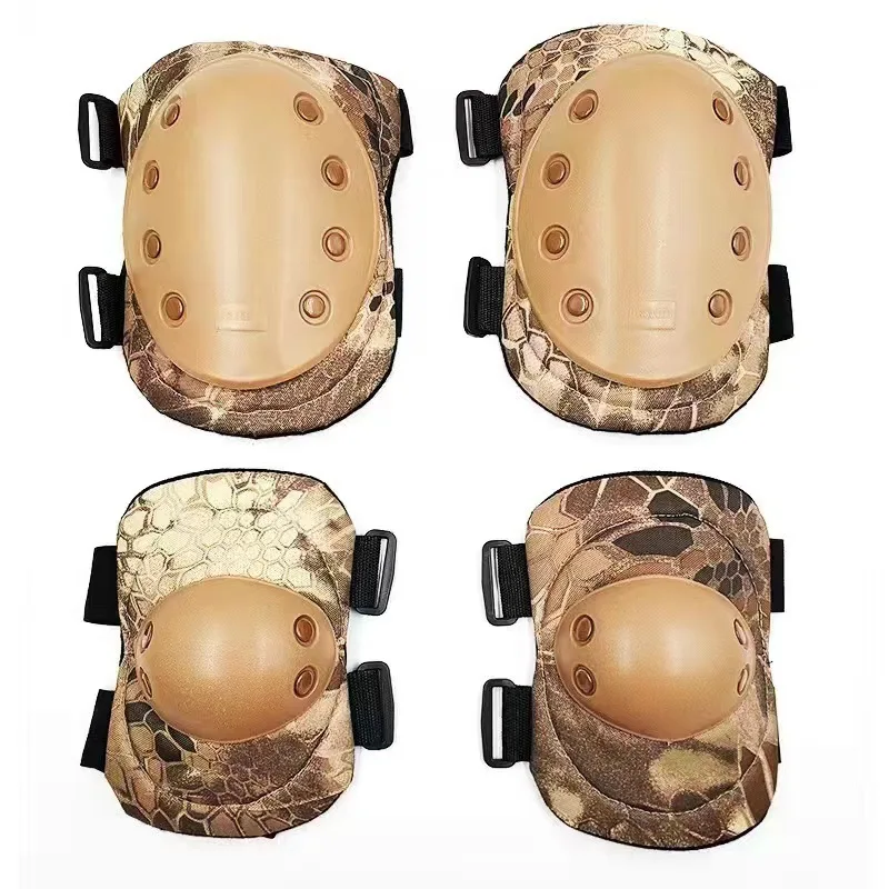 Outdoor tactics Hard shell elbow pads Ski skating sports Rock climbing knee pads Thickened CS real equipment training elbow pads