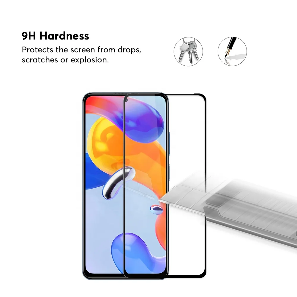 Touch 3d full curved screen protector for Xiaomi Redmi Note 11 glass display cell phone