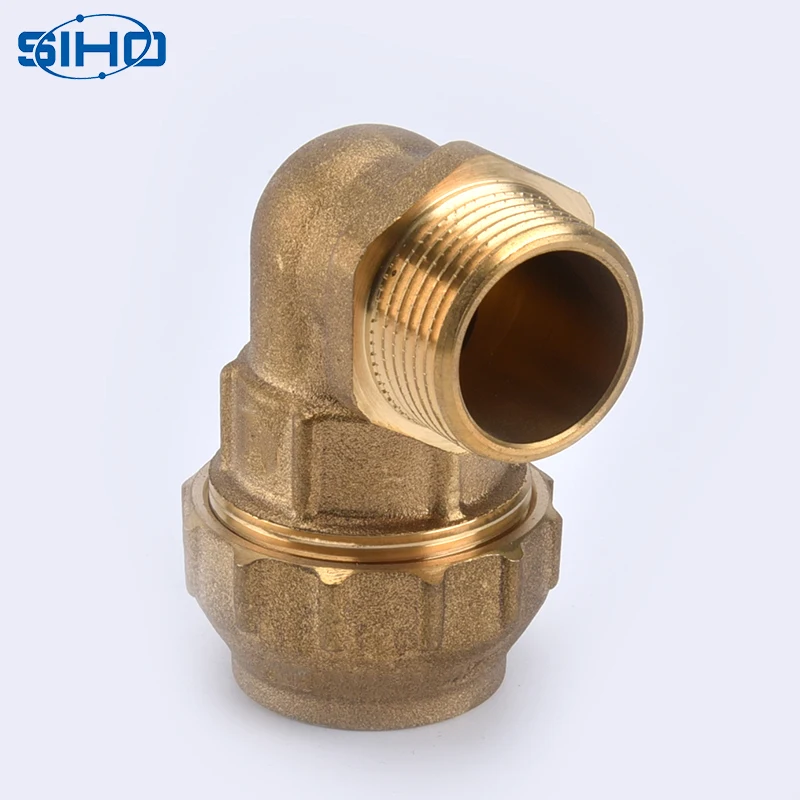 Factory direct sale elbow straight HDPE PE compression fitting