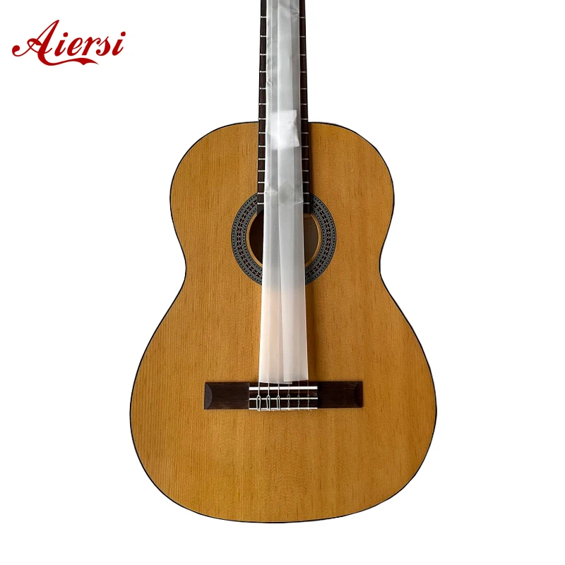 Aiersi High-quality custom hand-made Spain integrated handle connection  professional Flamenco Guitar