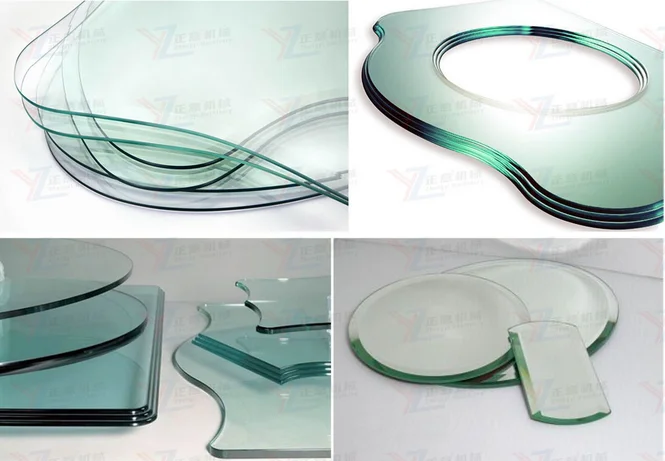 Wall Beveled Wall Decoration Glass Mosaic Tile Irregular Shape Mirror Glass Bevel Edge Processing Manual Glass Polishing Machine