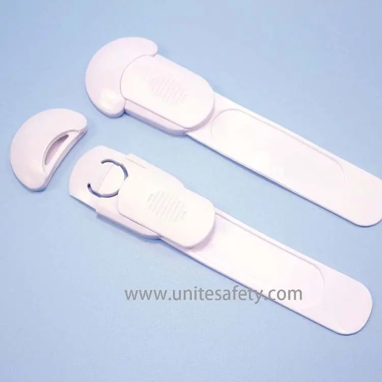 Multipurpose Latch Children Adjustable Cupboard Cabinet Fridge Drawer Sliding Baby Adhesive Safety Strap Lock Guard Set