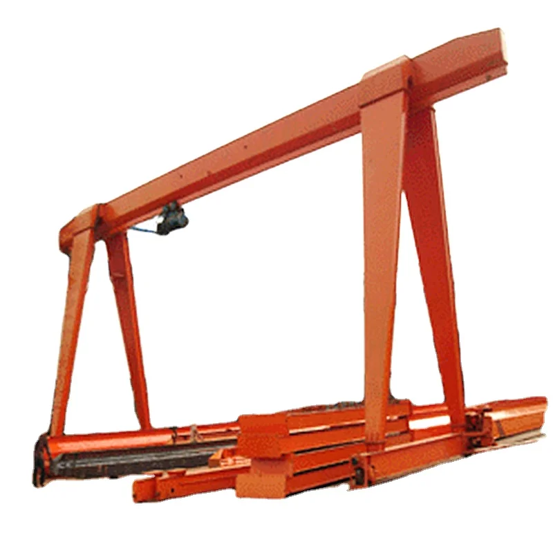 15T Single Girder Gantry Crane Outdoor With Mobile Electric Hoist Working Class A3
