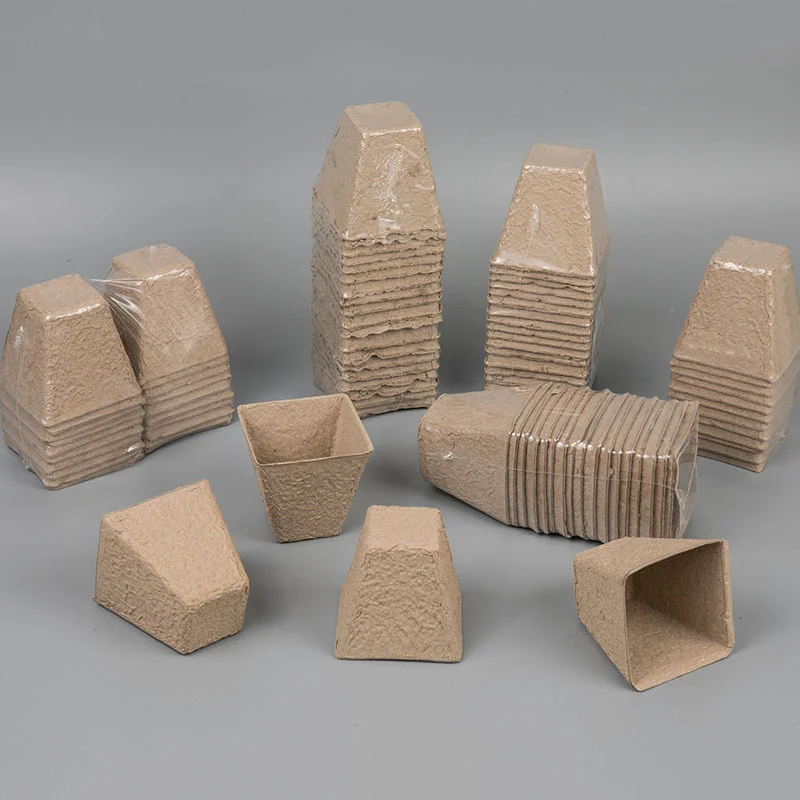 Best 3cm 6cm Small Plant Nursery Seeding Tray Electronic Medicine Paper Pulp Seedling Cup Biodegradable Flower Pots