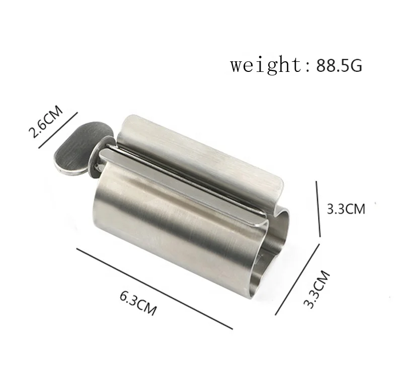 stainless steel  Rollers Metal Toothpaste Tube Wringer Seat Holder Stand squeezer  toothpaste dispenser
