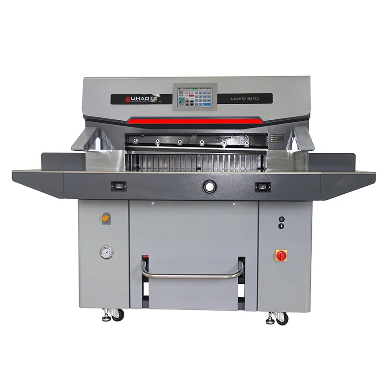 Wuhao 920mm 9211D hydraulic paper cutting machine for Precise Paper Cutting