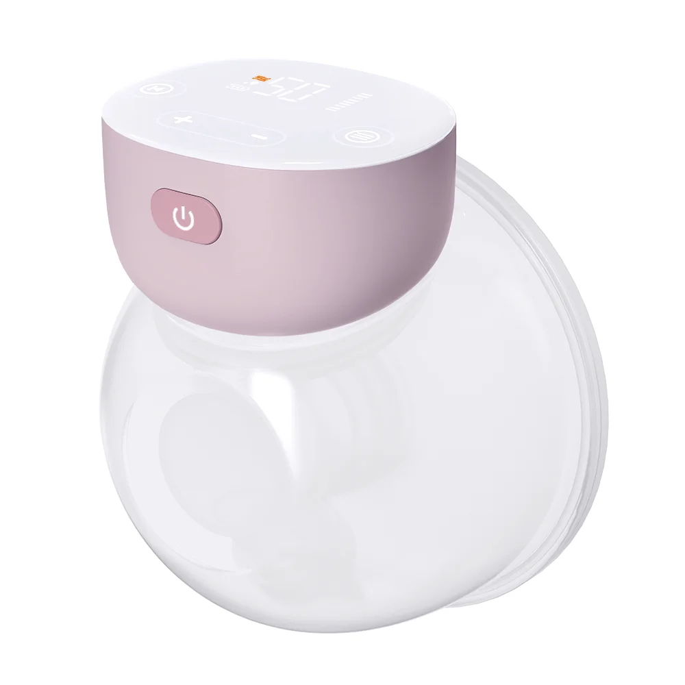 Compact and Intuitive Single Electric Breast Pump 2 Modes 9 Suction Levels Hands-Free PP Material LED Display for Baby Usage