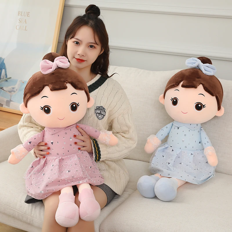 Angel doll Super Kawaii Plush Girls Doll with Clothes Kid Girls Baby Appease stuffed plush toys