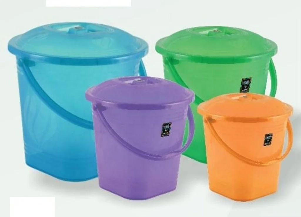 Direct from factory 17 liters plastic buckets for office / Home /Bathroom