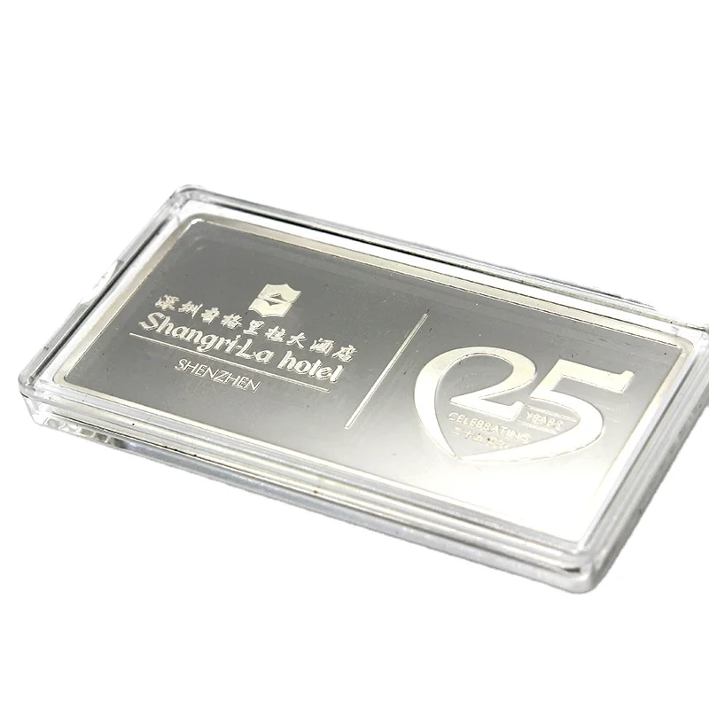 Silver Presse Paper German Mint 1 Troy Ounce Buffalo German Silver Bullion Bar Coins Collection