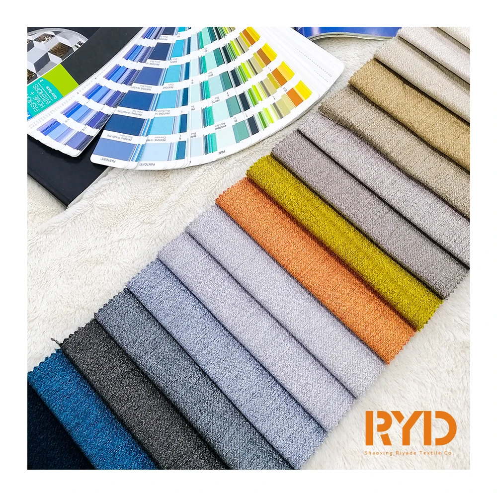 linen fabrics plain 100%polyester furniture Chinese suppliers sofa upholstery fabrics painting