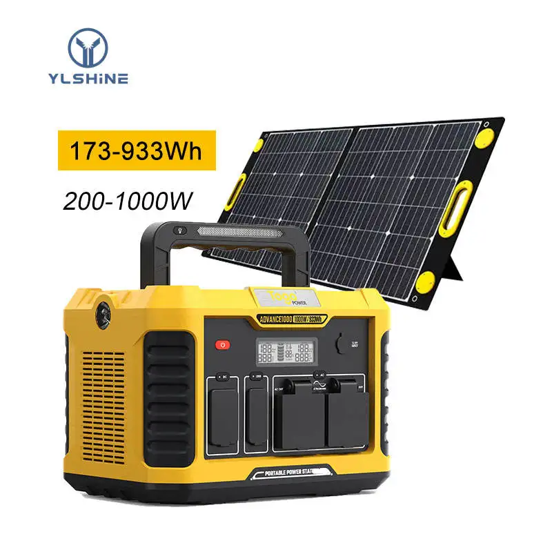Lion Portable Power Station 1000w Home 1000 w Photovoltaic Usb Solare Portable Solar Energy Power Generator For Camping