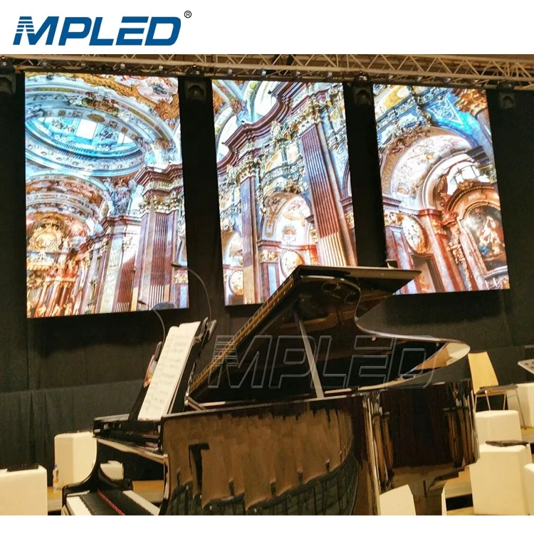 MPLED 500x500 energy saving cold LED screen stage rental video wall 3840Hz