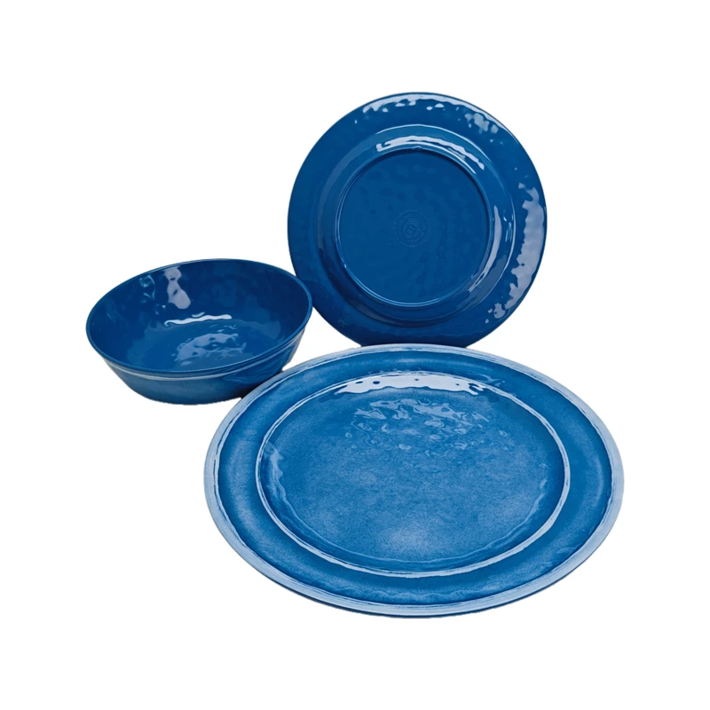 Solid Pink Melamine Dinner Set Classic Style Plastic Utensils Plate Dish Sustainable Homeware for parties Trusted Home Supplier