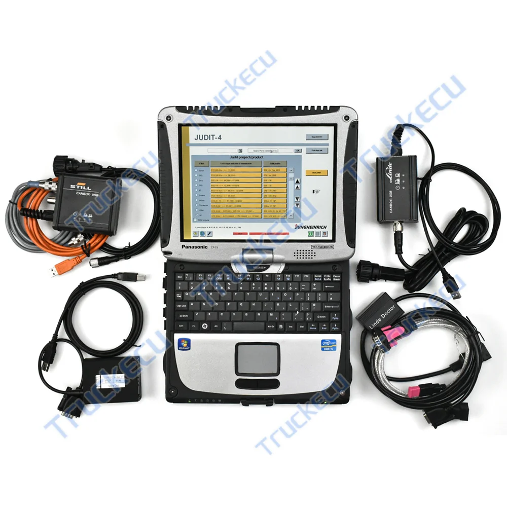 for STILL canbox FORKLIFT diagnostic still  for Judit Incado Box Jungheinrich JUDIT 4 Linde canbox doctor+THOUGHBOOK Cf19