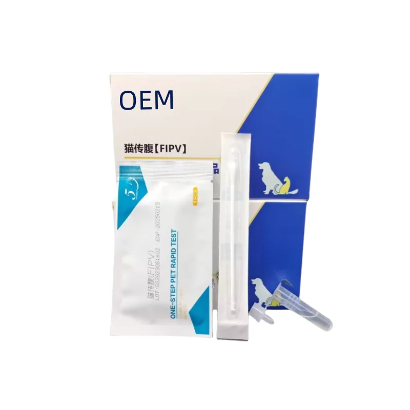 Animal cat Rapid Test Feline Infectious Peritonitis test FIPV FIP ag test card/Veterinardiagnostik-Kit