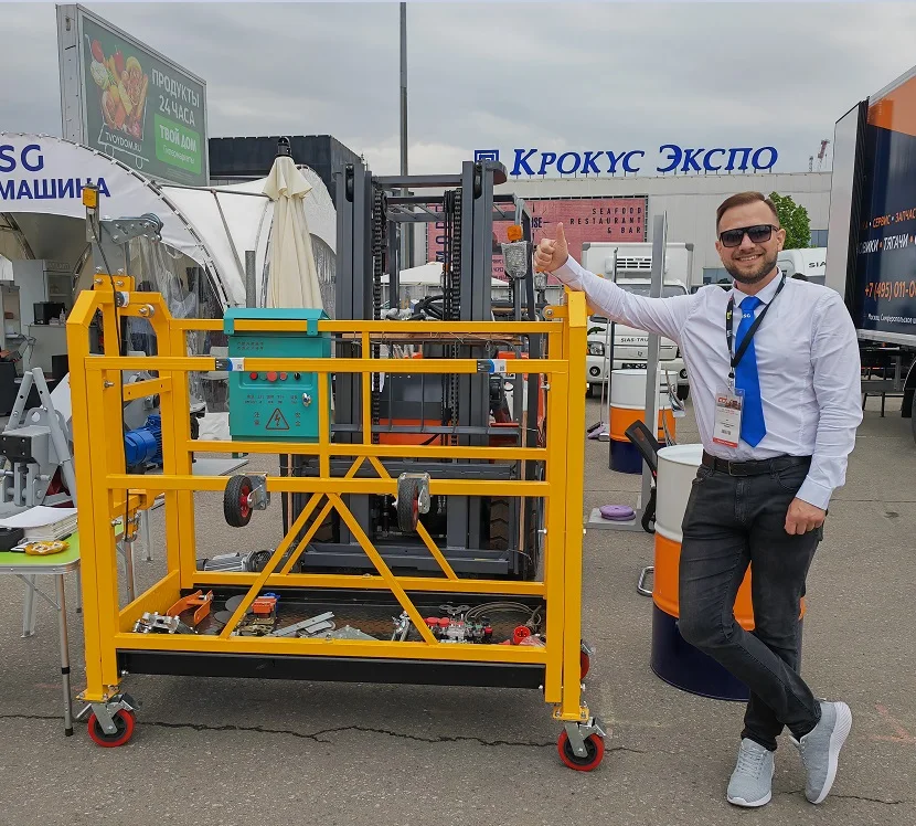 Zlp800Zlp 630 подвесная платформа для Многоэтажной уборки окон Электрический пилотируемый Лифт электрическая Гондола