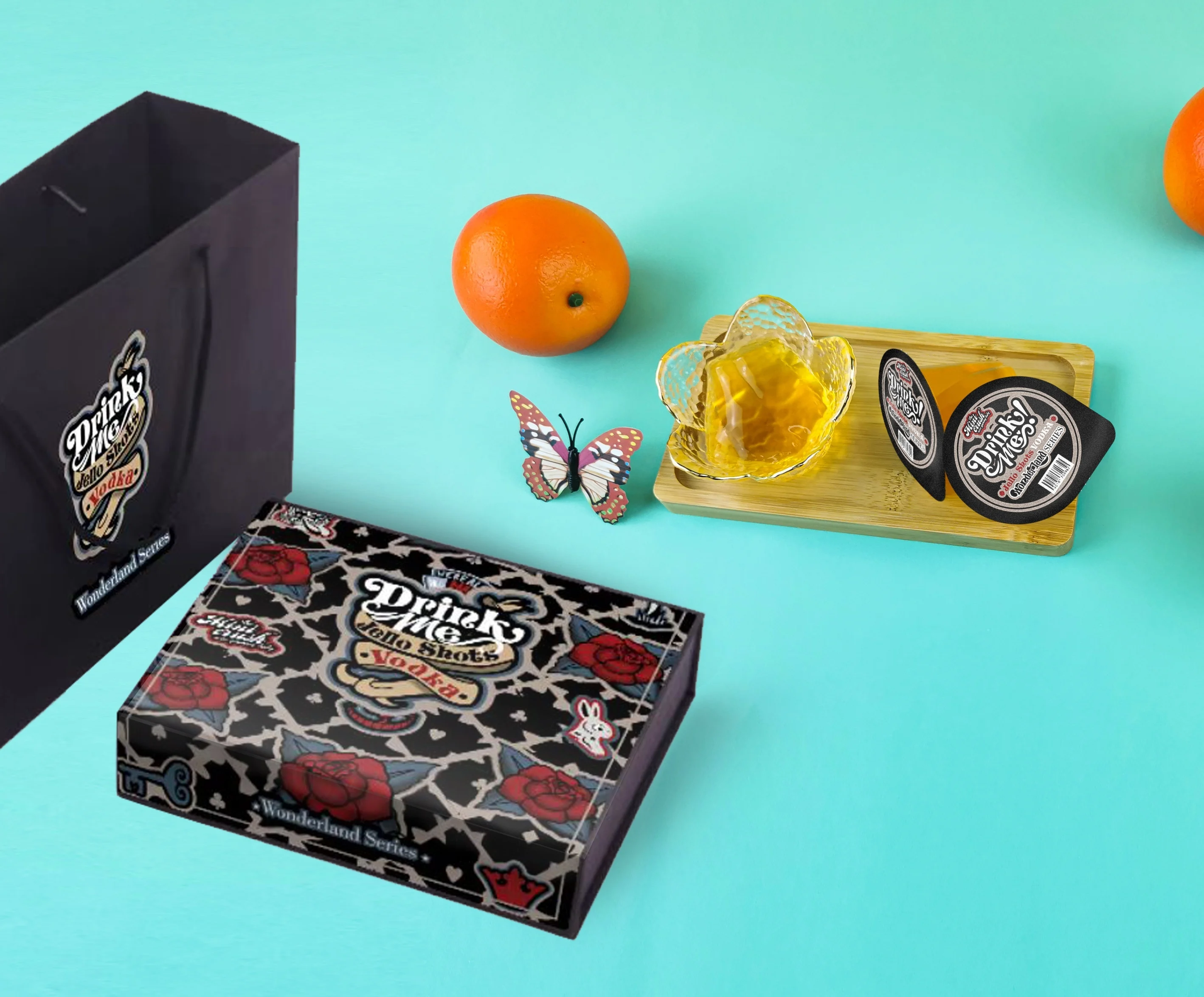 MINICRUSH ready-to-drink candy jelly low-fat alcoholic drinks vegan-friendly snacks for cocktail lovers