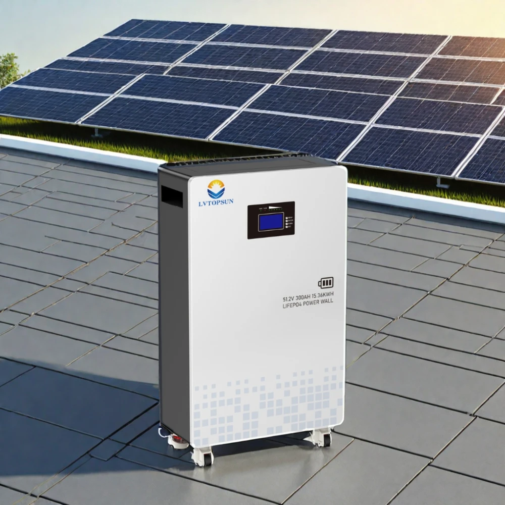 Аккумулятор LVTOPSUN домашняя батарея 51 2 В 100 А · ч 200 300 солнечная система литий-железо-фосфатная 15 кВтч легко перемещается