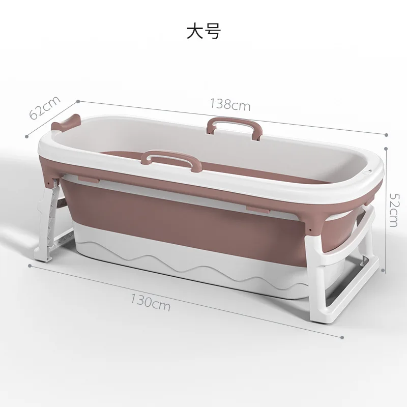 
Collapsible Portable Foldable Bathtub Luxury Plastic Freestanding Bath Barrel 