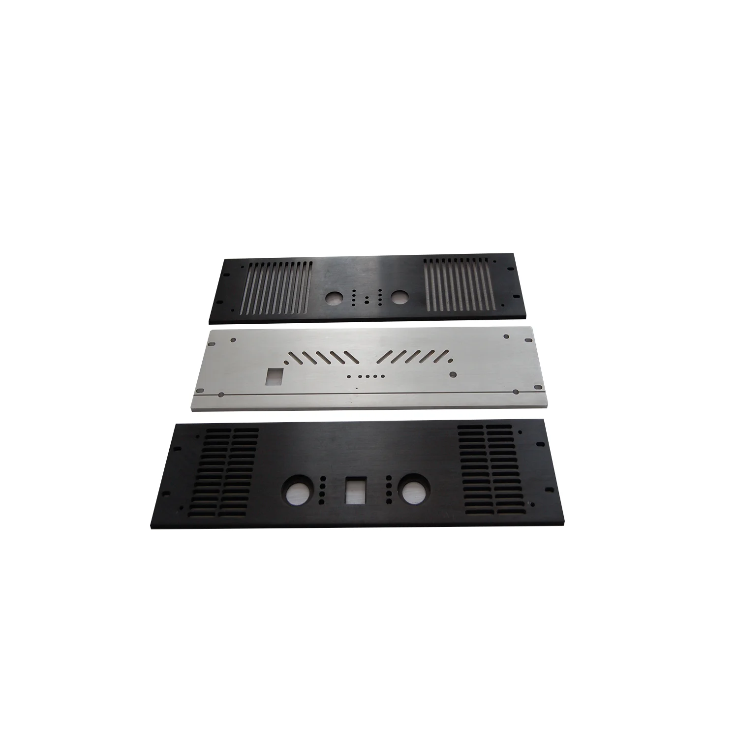 Customized 1u 1.5u 2u 3u 4u Rack Chassis Mount Aluminum Audio Plate