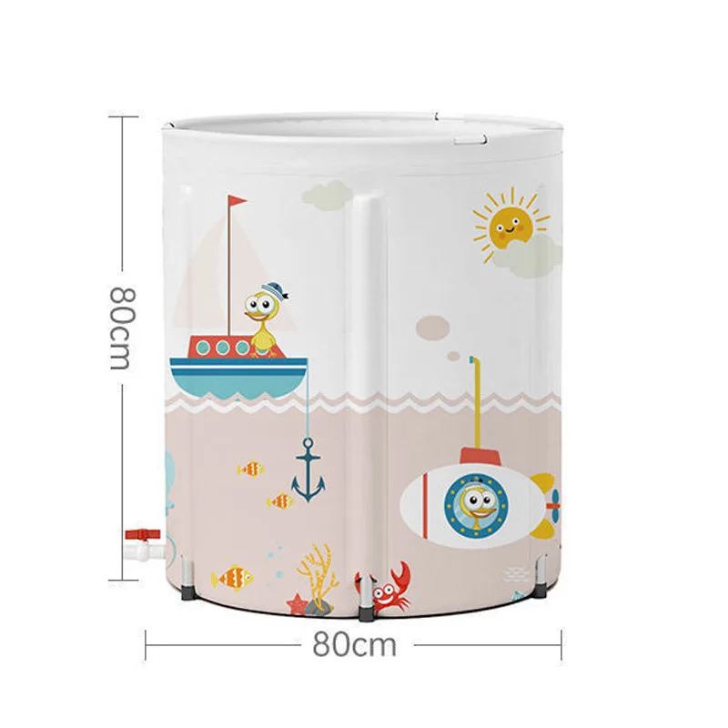 Portable PVC summer inflatable insulating ice bath bucket air green baby swimming pool duck navigator inflatable SPA bath tub