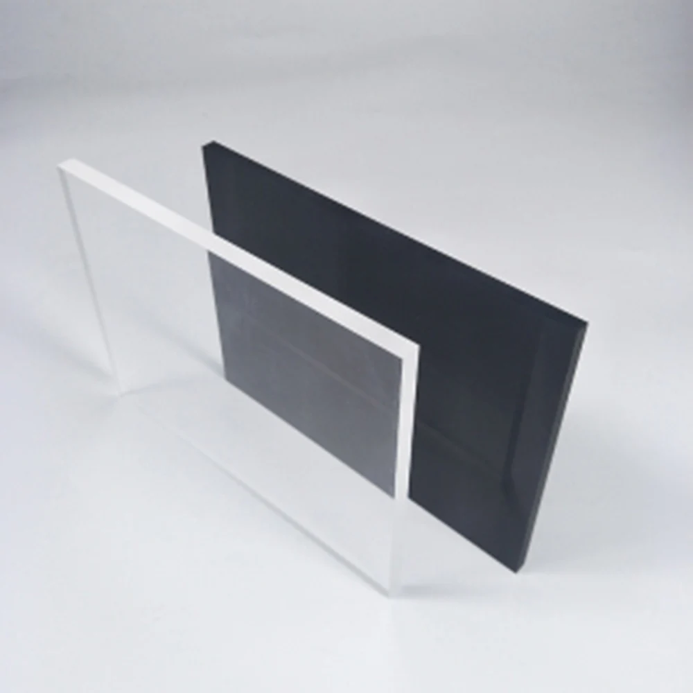 Custom 4 x 8 Unbreakable PC building material 6mm plastic PVC Acrylic solid flat polycarbonate sheet