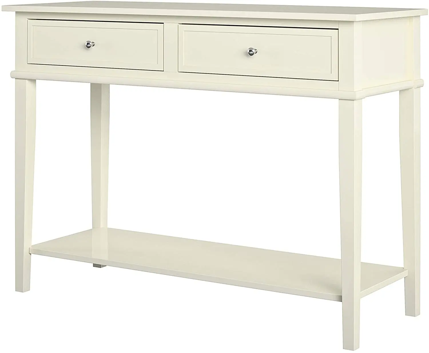 Multifunctional Modern Antique Reproduction 80Cm Entry White Wood Entrance Hallway Set Hall Console Table for Home With Drawers