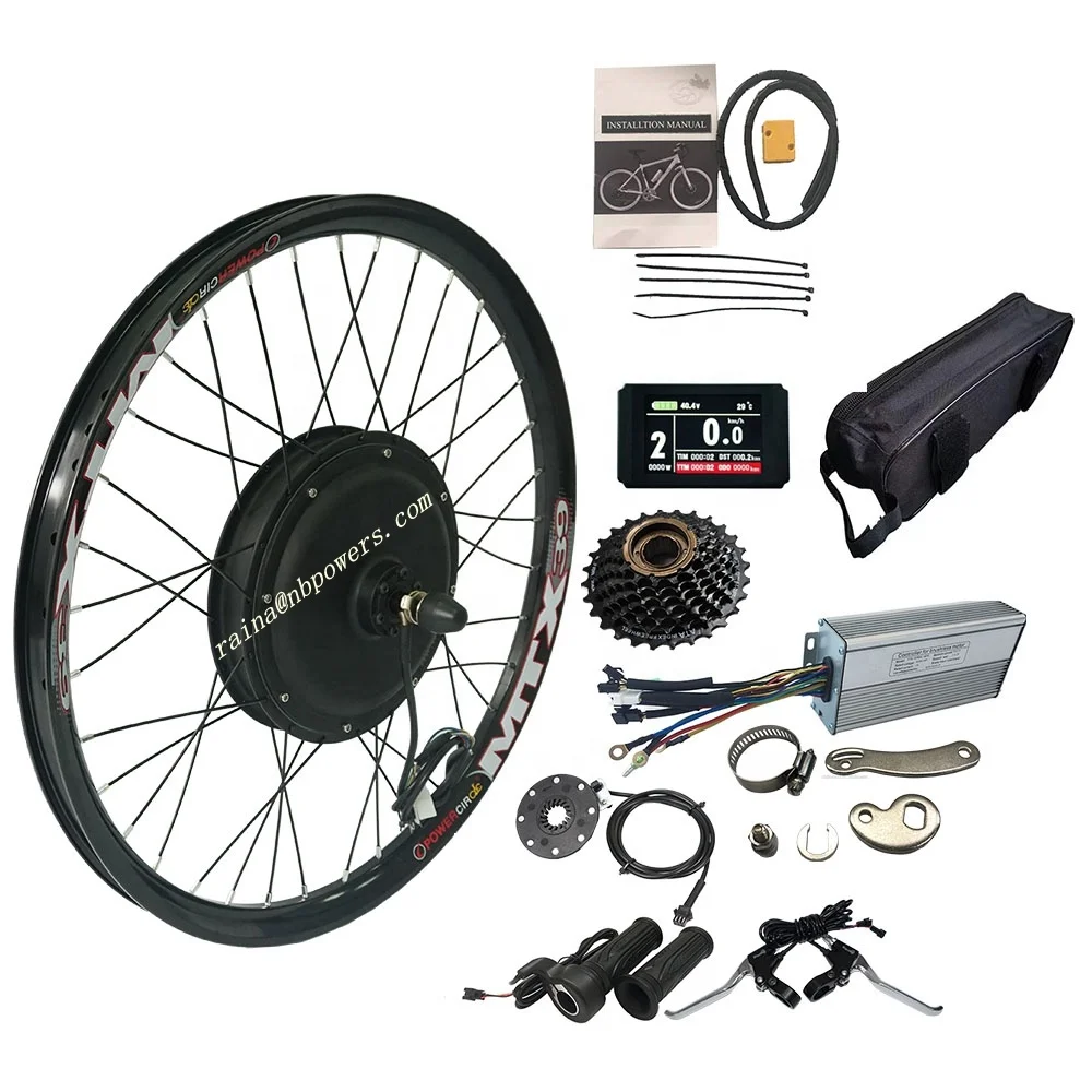 USA Free Shipping 26' 27.5' 29' 48V 52V2000w electric bike hub motor conversion kits MTX39 wheel