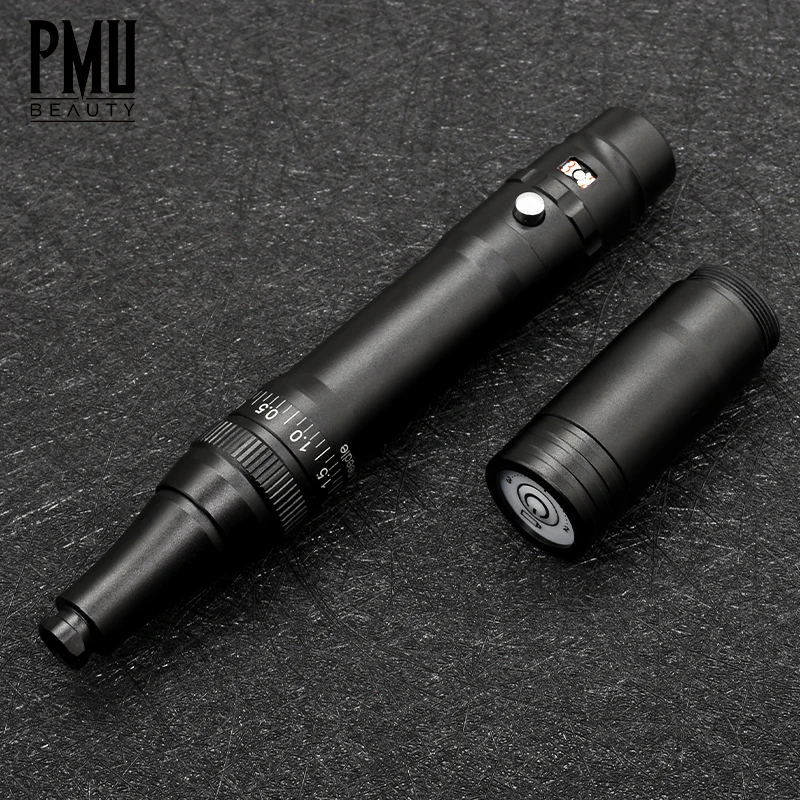 Professional Black Hand Holder Wireless Battery Eyebrow Lip Tattoo Machine Makeup Device Machine Pen