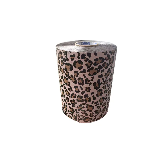 15micron cow print embossed foil for hair coloring/hair foil with cow printing pattern