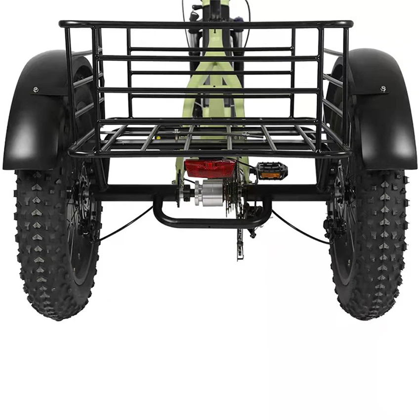 Joyebikes folding electric tricycle 3 wheels cargo lithium power trike