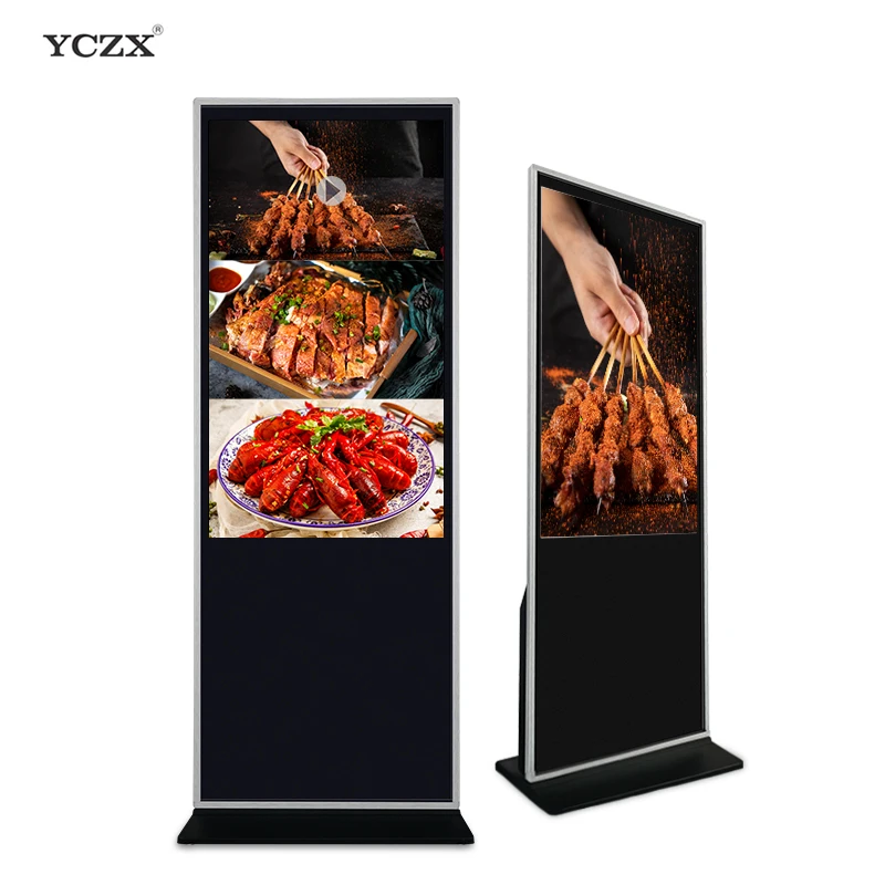 Advertising Player Android Windows System 4K Digital Signage and Displays Floor Standing LCD Indoor Totem Kiosk Touch Screen