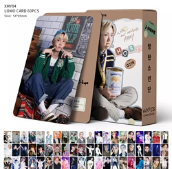 60pcs/box Kpop new album PROOF Bulletproof Boy JK V RM JIMIN Album Lomo Photo Card Thank You Card Paper Crafts Lomo Cards
